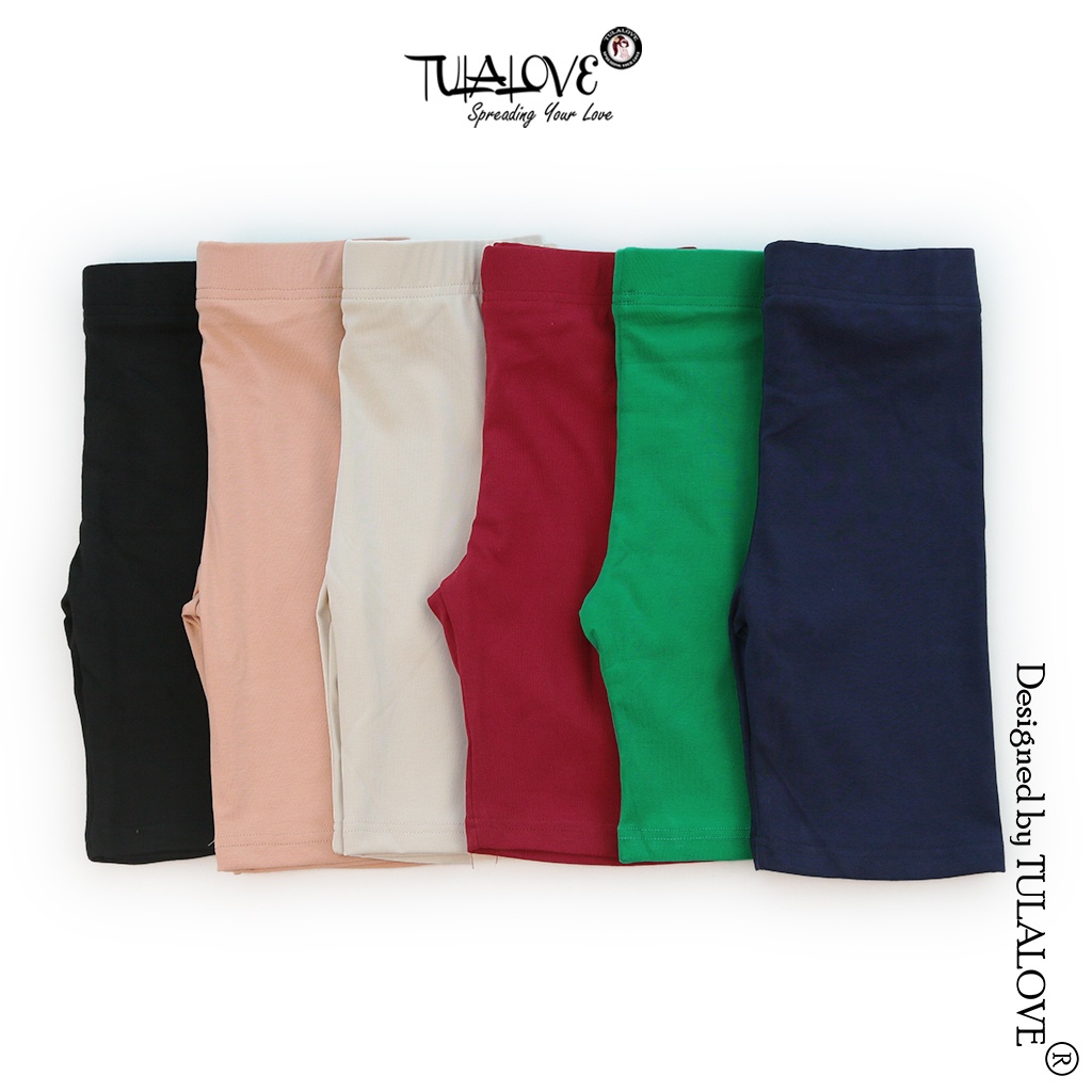 Quần Legging Đùi Nữ Vải Bozip Siêu Co Giãn quần legging nữ Tulalove