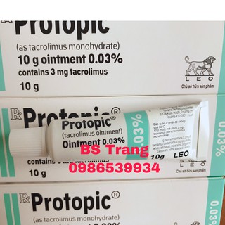 [HÀNG CÔNG TY] sản phẩm Protopic 0.03% - Tacrolimus 0.03% 10 gram