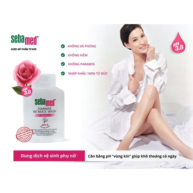 Dung dịch vệ sinh phụ nữ Sebamed