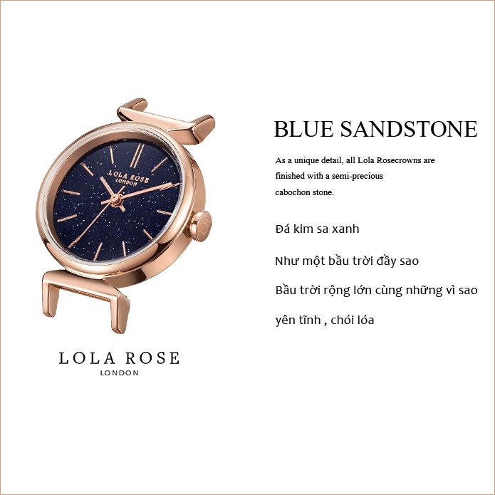 Đồng hồ nữ mặt tròn nhỏ đồng hồ Lolarose đá cẩm thạch galaxy lấp lánh cho cô nàng thanh lịch bảo hành 2 năm LR2048 | BigBuy360 - bigbuy360.vn