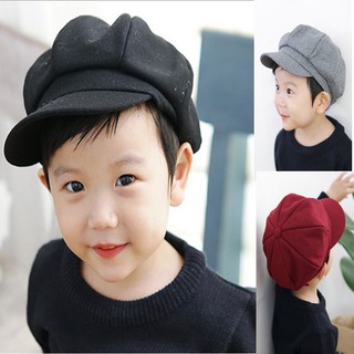 Mũ beret cho bé từ 2-6 tuổi.Mũ dạ Bé trai bé gái
