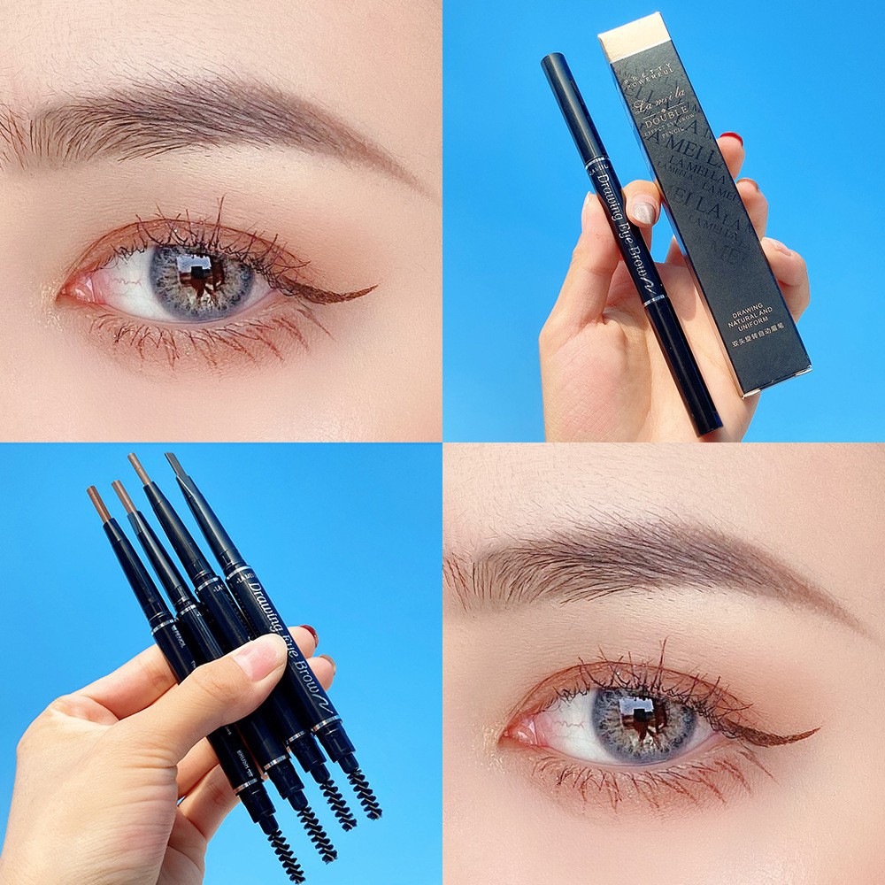 Chì Kẻ Mày 2 Đầu Lameila Double Drawing Eye Brow Pencil NO.789 NPP Shoptido