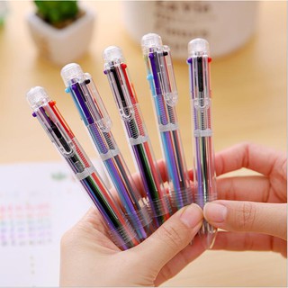 BÚT BI BẤM 6 MÀU