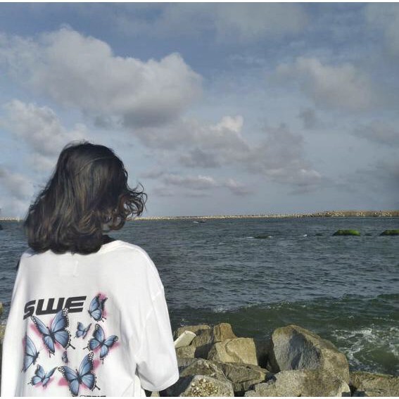 [Ảnh Thật] Áo Thun In Hình Bướm - SWE | BigBuy360 - bigbuy360.vn