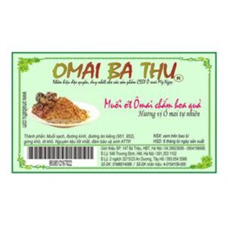 Lốc 12 Hộp Muối Omai Bà Thu 100gr