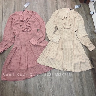 Đầm Chấm Bi Tay Dài < Đầm > " Pheonix shop "