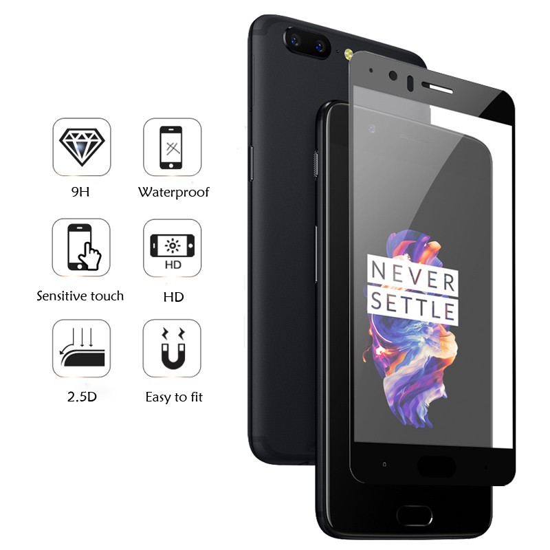 Kính cường lực full màn hình điện thoại Oneplus 5 A5000 1+5 2.5D