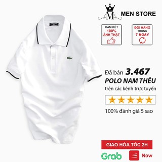 Áo thun nam có cổ polo cộc tay cao cấp Hamino vải thun cotton co giãn đẹp form rộng thoải mái E1