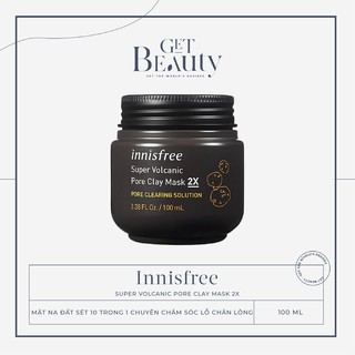 Mặt nạ đất sét innisfree super volcanic pore clay mask 2x