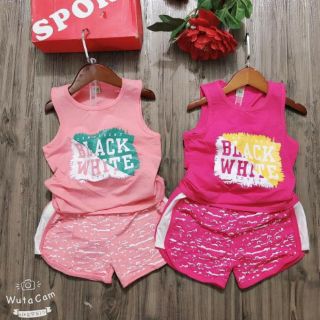Bộ bé gái ba lỗ cotton size đại 20-40kg chất đẹp mát