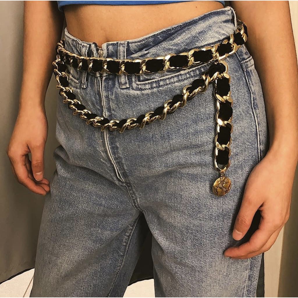 Đai váy belt đầm xích X2