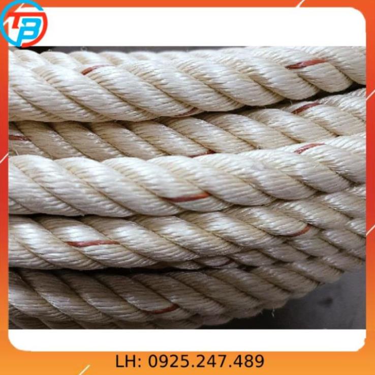 Dây thừng Thái PP chịu lực cao [ Phi 18 mm ] CÁP THÉP Thái Bình VinàN