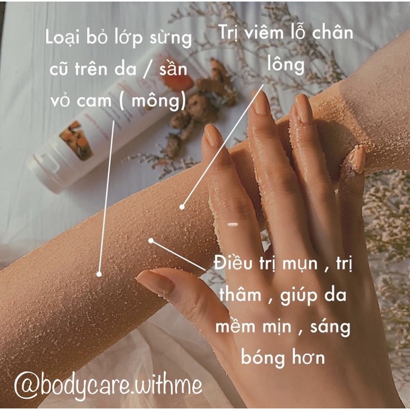 Muối Tấy Tế Bào Chết Nghệ Tây Dưỡng Da Cơ Thể Mịn Màng Hera Scrub | BigBuy360 - bigbuy360.vn