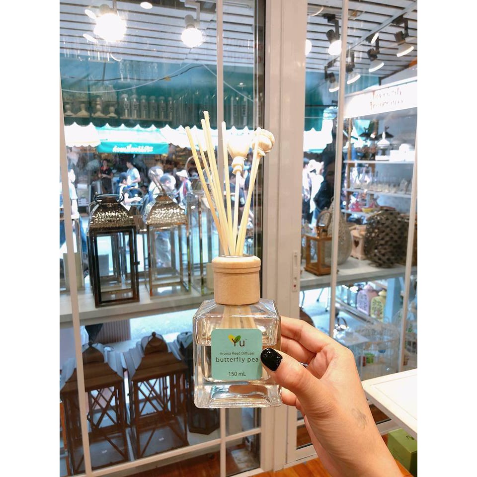 (SIZE 50ML) TINH DẦU QUE GỖ THƠM PHÒNG YU THAILAND |  YU AROMA REED DIFFUSER 50ML