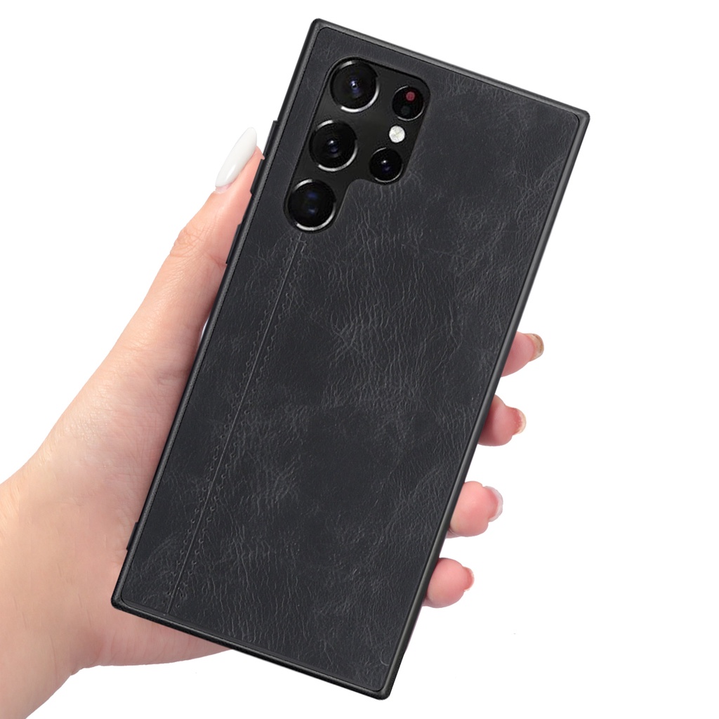 Ốp Điện Thoại Da Mỏng Màu Trơn Chống Sốc Chống Bụi Chống Trượt Cho Samsung Galaxy S22 Ultra S 22 Plus S21 S20 FE 5G