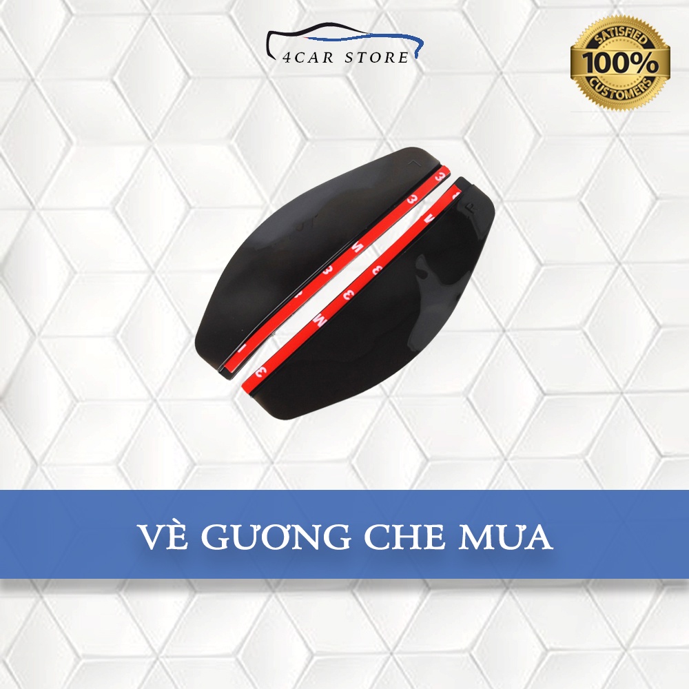 Bộ 2 Miếng, Tấm, Vè Che Mưa Gương Chiếu Hậu Cho Xe Ô Tô Hiệu Quả Tuyệt Đối