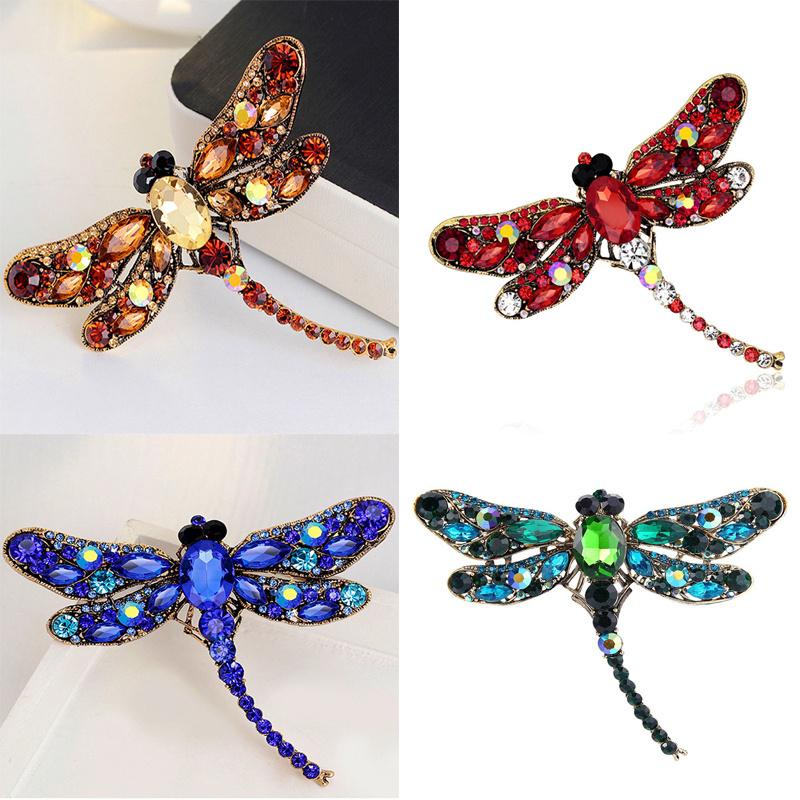 Ghim Cài Áo Hình Chuồn Chuồn Đính Ngọc Trai Nhân Tạo Thời Trang Cho Nữ