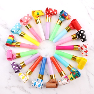 Set 5 còi thổi nhiều màu sắc đồ chơi cho bé