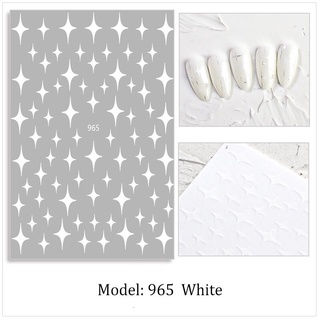 sticker 3d lấp lánh dán móng tay nail