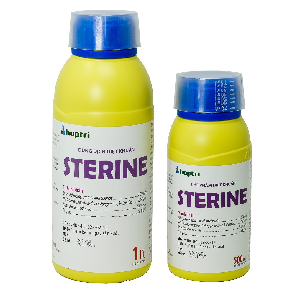 Dung dịch lau nhà khử trùng và diệt khuẩn chuyên dụng Sterine
