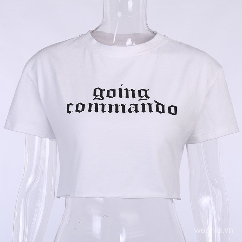 Áo thun tay ngắn dáng rộng in chữ n8S