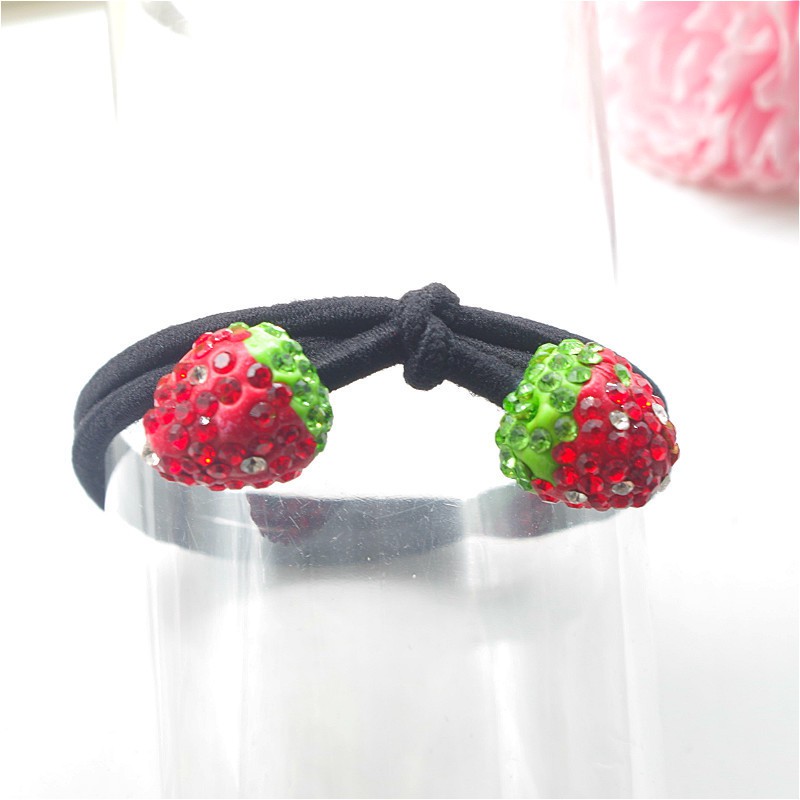 Cột tóc dâu tây lắp lánh 2019