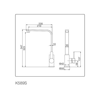VÒI RỬA CHÉN MALLOCA K589-S