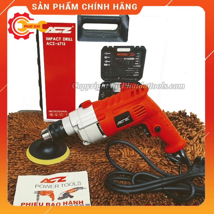 Máy khoan vít ACZ-6713 đủ đồ