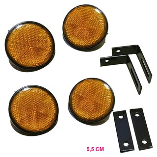 BỘ MẮT MÈO PHẢN QUANG 5.5 CM + PAT SẮT TRUỚC SAU