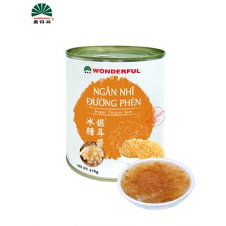 Ngân Nhĩ Đường Phèn Wonderful 870g - Giá Siêu Tốt 59k/lon