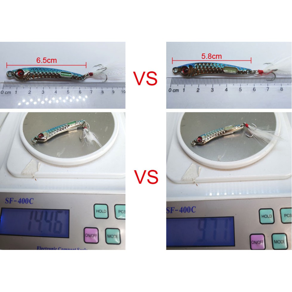 Mồi câu cá giả 10g/ 15g nhiều màu sắc tùy chọn hiệu quả mới