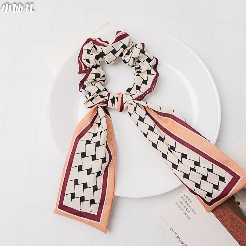 Dây Buộc Tóc Thắt Nơ Cỡ Lớn Đơn Giản Dễ Thương Cho Nữ