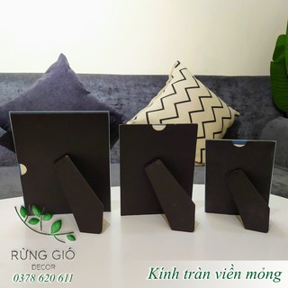 Khung ảnh để bàn kính tràn viền mỏng