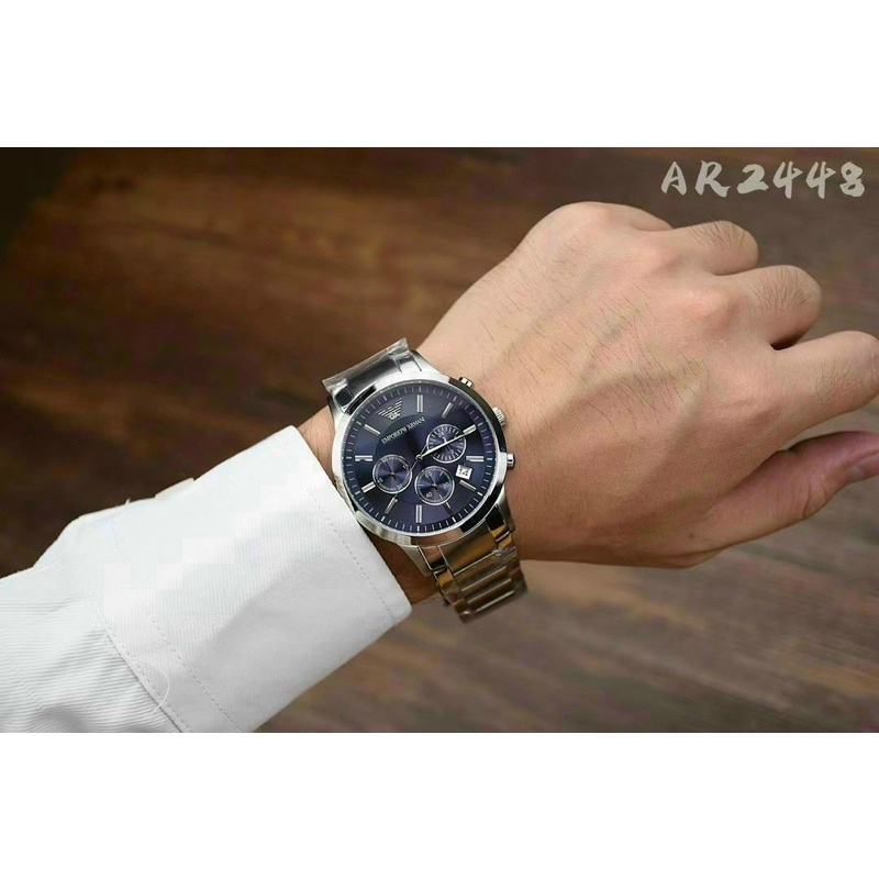 Đồng hồ nam Emporio - Armani nam 6 kim day thép đúc LUTOS VN