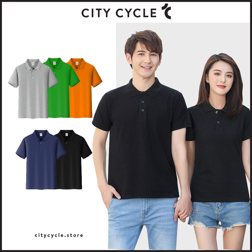 Áo polo nam nữ Miami City Cycle - Áo thun nam có cổ Unisex form vừa, chất đẹp