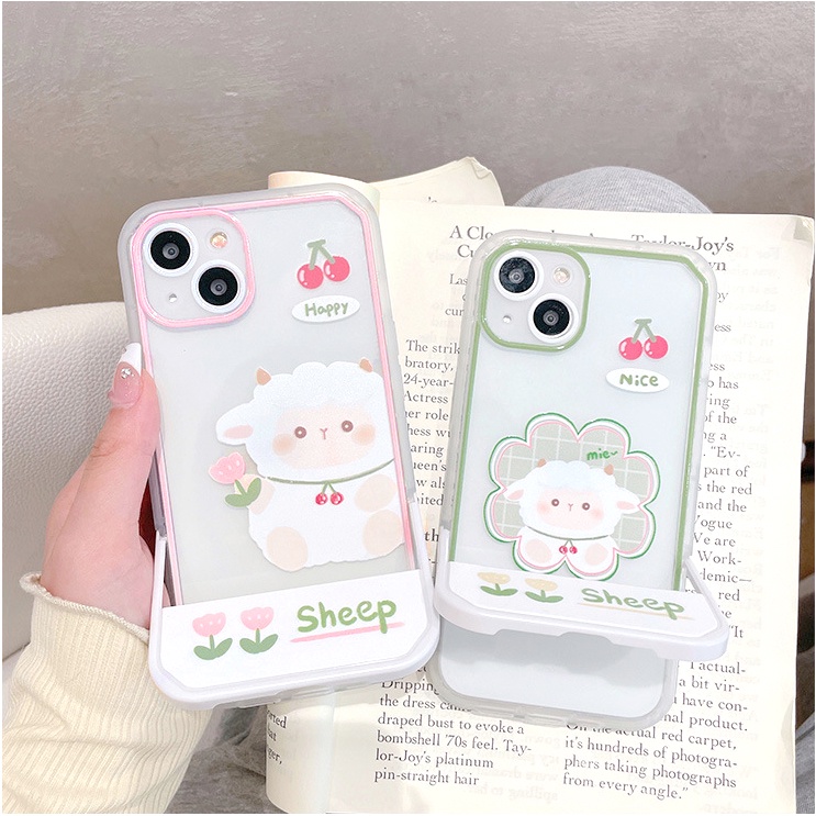 Ốp lưng iphone chống lưng Cừu bông 6/6plus/6s/6splus/7/7plus/8/8plus/x/xs/11/12/13/14/pro/max/promax/plus/shin/case