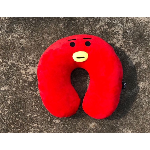 Gối kê cổ hình chữ U họa tiết hoạt hình BT21 dễ thương