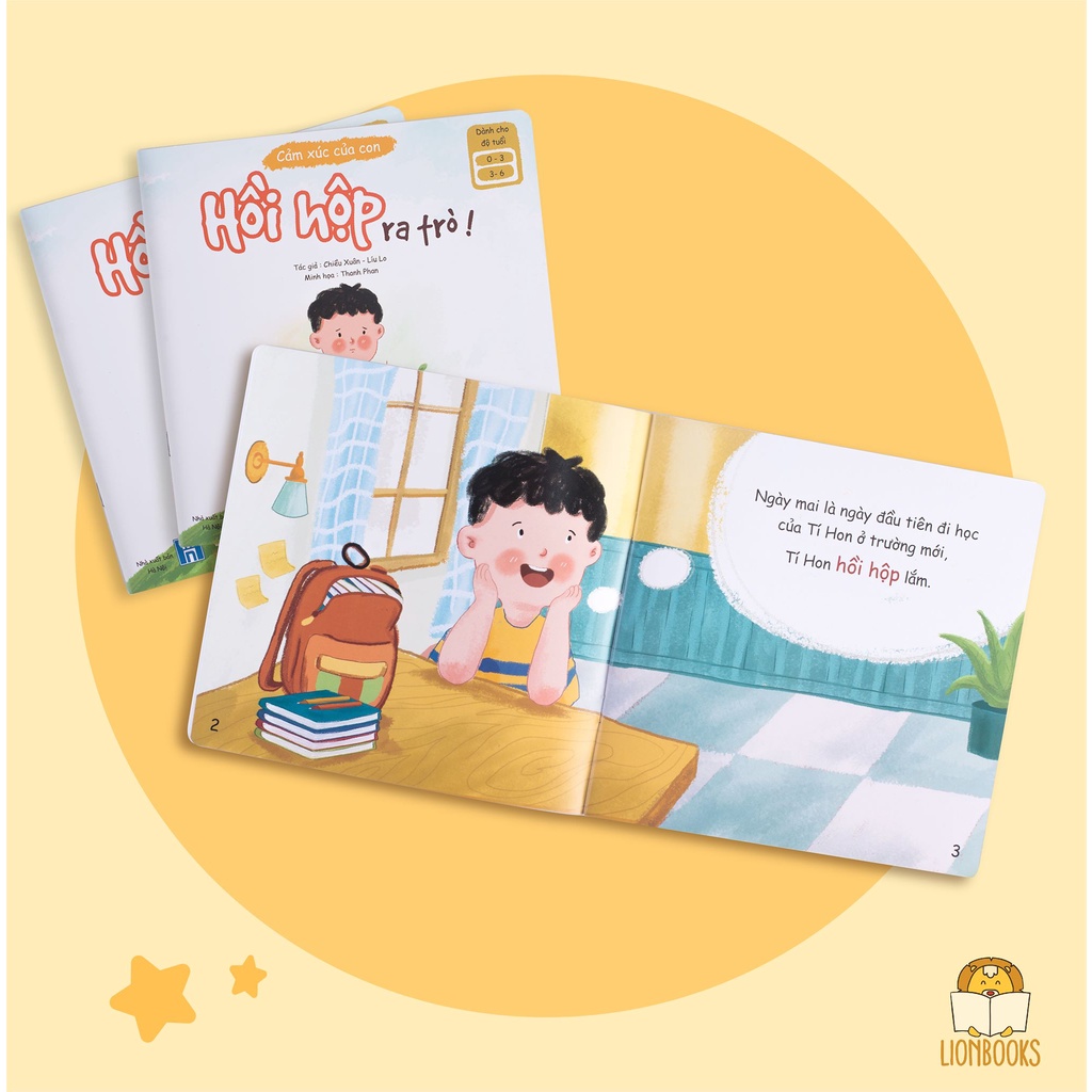 Sách Cho Bé Bộ Cảm Xúc Của Con (2 cuốn thơ + 2 cuốn kể chuyện)
