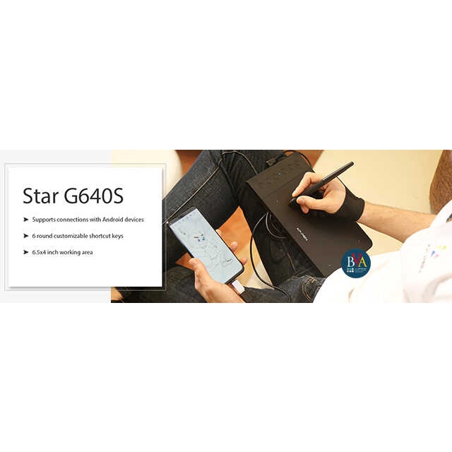 Bảng vẽ đồ họa XP-Pen Star G640S 6x4 inch, hỗ trợ Android, Lực nhấn 8192, chính hãng XPPen G640 [Tem BCA & BVA)
