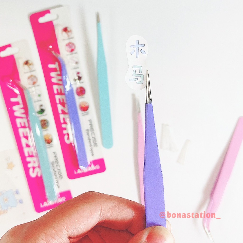 Nhíp gắp sticker hình dán tone macaron tiện lợi trang trí sổ tay bullet journal | BDS005