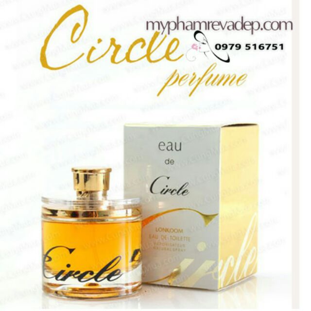 Nước hoa nữ Eau de Circle vàng 60ml - M335