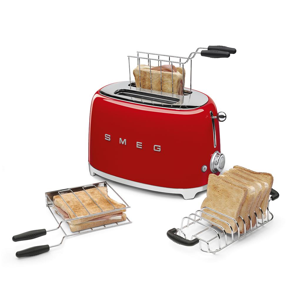 Máy nướng bánh mỳ SMEG TSF01RDEU màu đỏ
