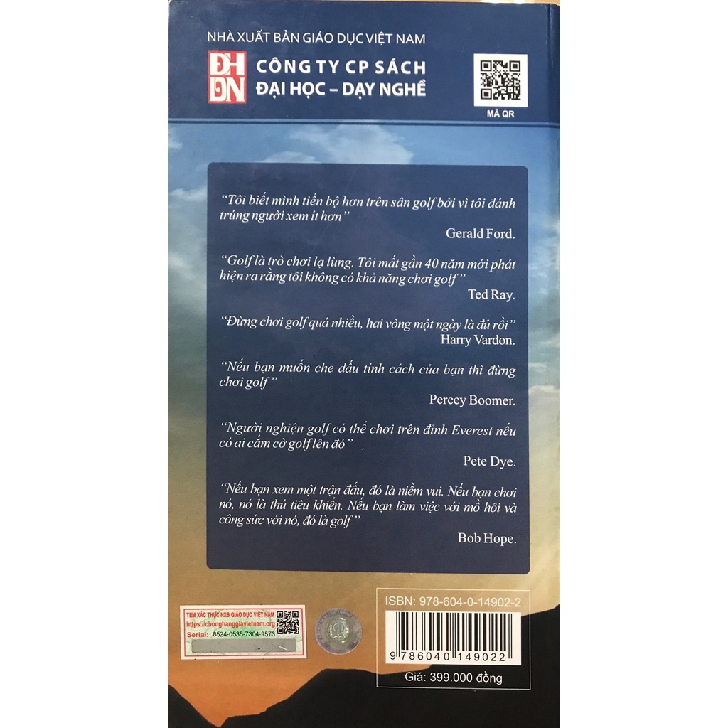 Sách - Cẩm Nang Golf