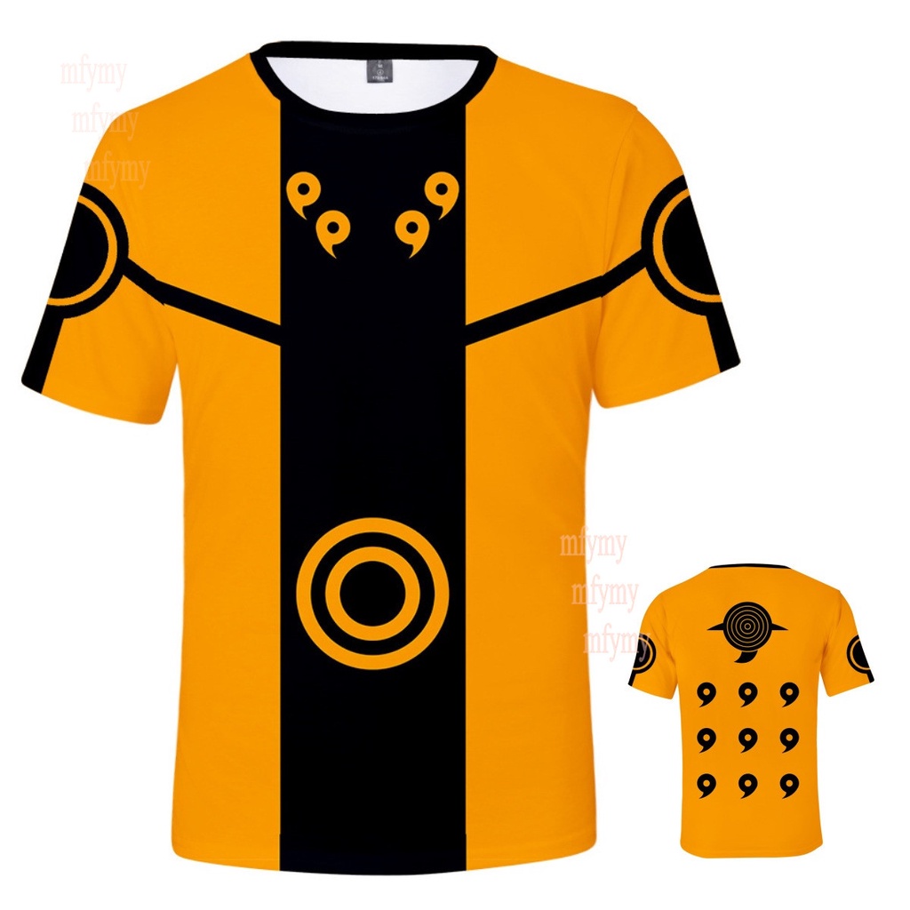 Áo Thun Ngắn Tay In Hình Nhân Vật Anime Naruto