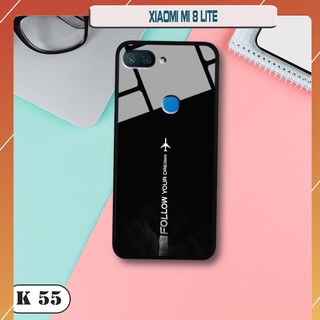 Ốp lưng kính 3D cho Xiaomi MI 8 Lite