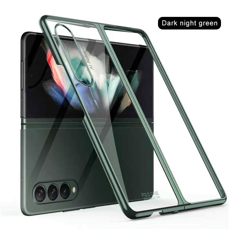Samsung Z FOLD 4 / Z Fold 3 5G / FLIP 3 / FLIP 4_Ốp lưng SULADA trong cứng viền xi màu siêu đẹp sang trọng