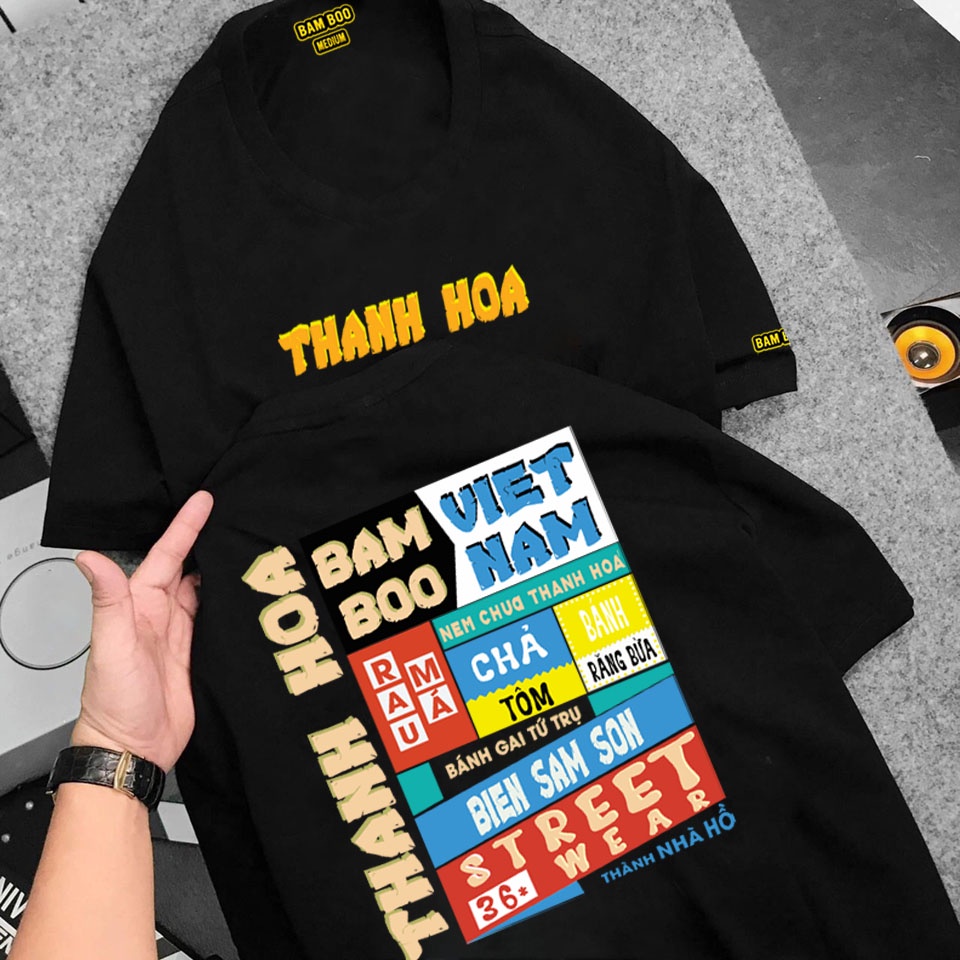 Áo Thun THANH HÓA Unisex Áo Thun THANH HÓA BamBoo