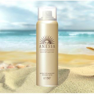 Bộ đôi Kem chống nắng dưỡng trắng Anessa Whitening UV Sunscreen Gel 90g + Anessa Perfect UV Sunscreen Skincare Spray 60g