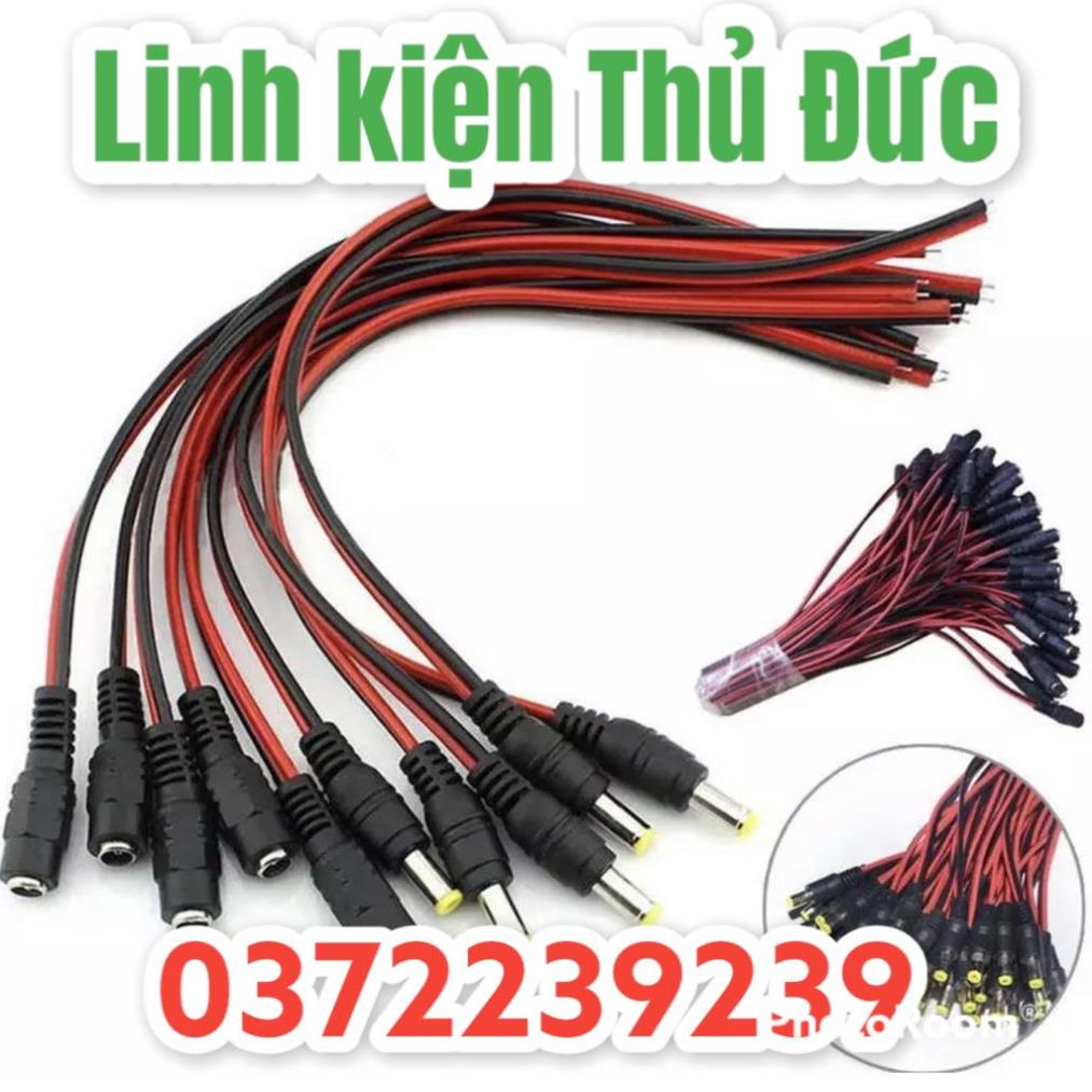 Lktd BN. Dây nguồn DC 5.5×2.1mm 20 AWG dài 28cm .