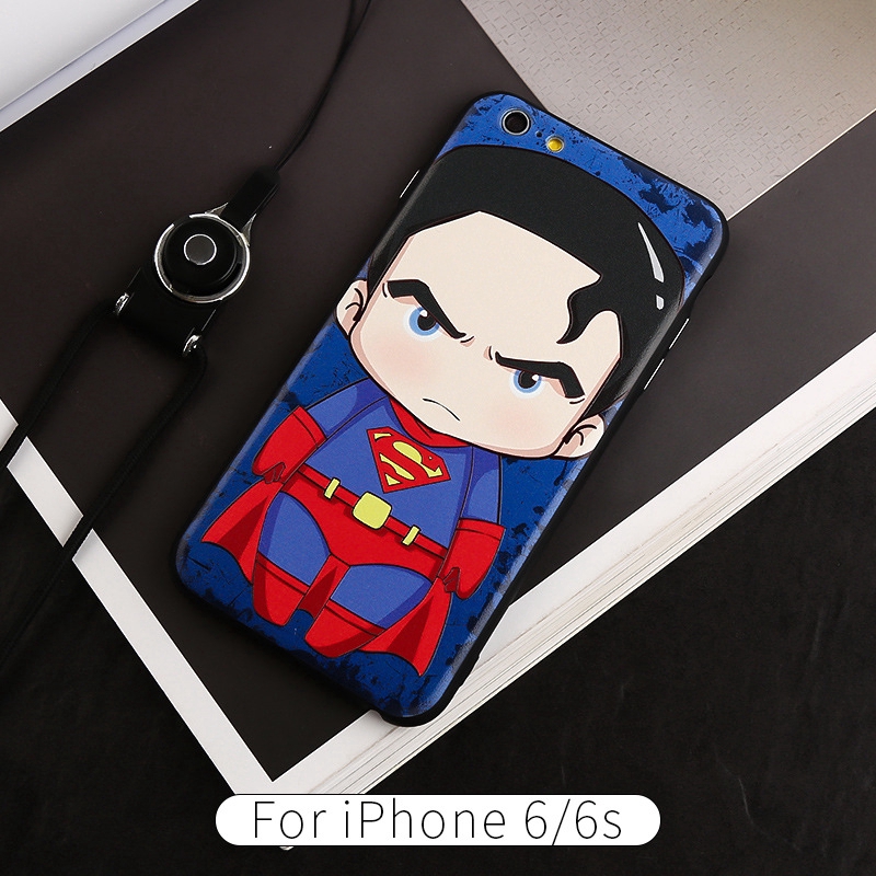 Ốp điện thoại mềm hoạ tiết hoạt hình dễ thương cho iPhone 6S/7Plus/8/X/XR/XS Max/11Pro | BigBuy360 - bigbuy360.vn